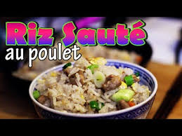 Riz Saute Au Poulet Le Riz Jaune