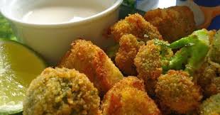 Goreng brokoli hingga kecokelatan dan kering. Resep Masakan Indonesia Resep Brokoli Goreng Tepung
