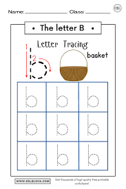 tracing the letter b worksheets english as a second language