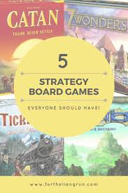 5 Strategy Board Games Every Family Should Own Strategy Board Games Board Games Fun Board Games