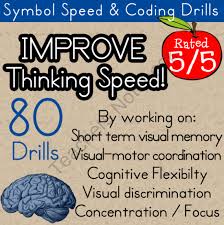 Improve Mental Processing Speed Therapeutic Activity For Processing Speed Short Term Visual Memory Visual Motor Coordinatio Occupational Therapy Audit