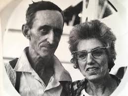 Aunt Yvonne Martin and uncle Jimmy Marshall from Lawrence Colony