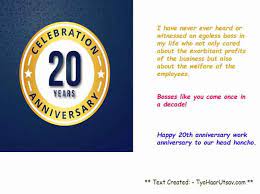 To give the best anniversary speech you will need to. Funny 20th Work Anniversary Speech An Appreciation Packed List Of Work Anniversary Messages Allwording Com Busa Melimpah