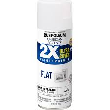 Psss best fabric paint to use on boots is the spray kind. White Rust Oleum American Accents 2x Ultra Cover Flat Spray Paint 12 Oz Walmart Com Walmart Com