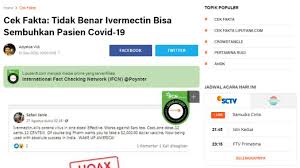 Ivermectin diindikasikan untuk pengobatan strongyloidiasis usus, onchocerciasis obat ini dikontraindikasikan untuk wanita hamil, wanita yang menyusui, anak di bawah 5 tahun atau. Salah Ivermectin Obat Covid 19 Hoax Buster Covid19 Go Id