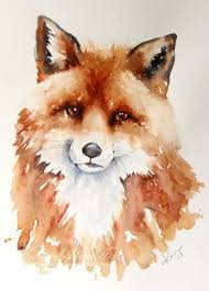Here you can explore hq watercolor animal transparent illustrations, icons and clipart with filter polish your personal project or design with these watercolor animal transparent png images, make. Mia Charro On Instagram Happy Friday Miacharro Hedgehogsofinstagram Fabricdesi Watercolor Fox Painting Fox Painting Watercolor Images