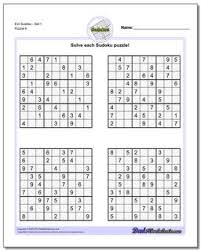 Because a valid sudoku puzzle must have exactly one unique solution, coming up with a sudoku puzzle can often be more challenging than solving one. Pinakamabilis Sudoku Easy Medium Hard Evil