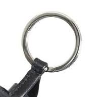 Hermes Hermès Carmen Unodos Keychain Bag Charm in Black Lambskin with  Tassel Keyring, T5564