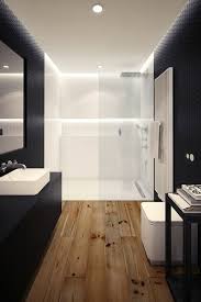 Super Modernes Badezimmer Interior Design Mit Kontrastfarben Apartment Bathroom Design Bathroom Interior Design Modern Bathrooms Interior