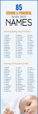 85 Strong And Powerful Baby Boy Names With Great Meanings Boy Names Baby Boy Names Baby Boy Names Strong