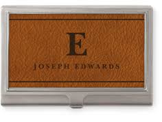 We can add a logo for you or you can have one monogrammed with initials. Personalized Business Card Holders Business Card Cases Shutterfly