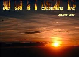 Image result for images god is a consuming fire