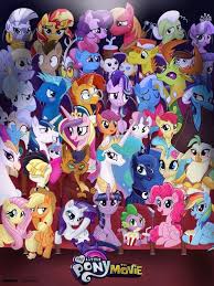 All The Characters Are Happy For The Movie My Little Pony Movie My Little Pony Poster My Little Pony Friends