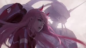 1920 x 1080 png 677 кб. Darling In The Franxx Zero Two Hiro Zero Two With Giantman Hd Anime Wallpapers Hd Wallpapers Id 39103