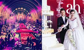 The custom dior bridal gown worn by chinese celebrity angelababy is easily the most distinguishing of its time that it needed five months to complete. Angelababy The Chinese Star Who Had A 30 Million Dream Wedding Hello