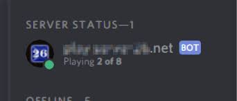 Before we do anything on our server, you'll need to create a discord bot for . I Made A Bot That Shows The Live Status Of Our Minecraft Server Through The Bot Status And Game R Discordapp