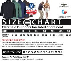 Clarkfield Outdoors Made In Usa Insulated Chore Coat Brown