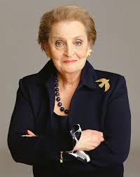 Throughout her diplomatic career, former secretary of state madeleine albright used pins to express her moods. Former U S Secretary Of State Madeleine Albright Values In America