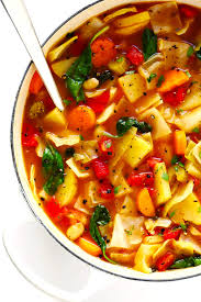 Snowy weather puts me in such a cooking mood. Spicy Vegetarian Cabbage Soup Gimme Some Oven