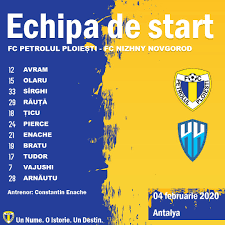 Jan 04, 2020 copyright : Fc Petrolul PloieÈ™ti On Twitter Echipa De Start A Pentru Amicalul Fc Nizhny Novgorod