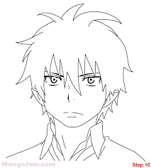 How To Draw Rin Okumura From Blue Exorcist Mangajam Com In 2020 Blue Exorcist Rin Rin Okumura Blue Exorcist