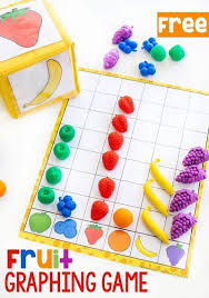 Free Fruit Themed Graphing Activity Graphing Activities Healthy Habits Preschool Math Activities Preschool