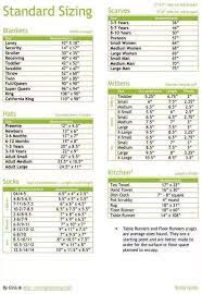 Sizing Chart For Blankets Scarves And Other Things I Wanted This Especially For Children Scarf Sizes Crochet Size Crochet Size Chart Loom Knitting