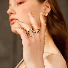 Tomovely 10 PCS Gold Dome Chunky Rings for Women 18K Gold Plated Braided  Twisted Round Signet Rings Adjustable Open Ring Band Statement Jewelry Size  7-9: Buy Online at Best Price in UAE -