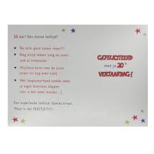 Kaart That Funny Age 20 Jaar At1023 1234feest Nl