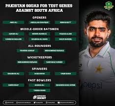 Welcome to talib sports#pakvsa #pakistan #southafricatourpakistanpakistan vs south africa 2021 schedule announced | pakistan vs south africa 2021. Pakistan Announces Squad For Test Series Against South Africa