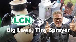 In this video i show you how to take any backpack sprayer and understand how to use it to spray your lawn. Big Lawn Tiny Sprayer Youtube