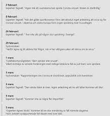 The country is one of the few in europe that has not imposed a strict lockdown Mattias Axelsson On Twitter Jag Har Sett Den Har Samlingen Med Citat Cirkulera Pa Olika Stallen For Att Misskreditera Anders Tegnell Sa Jag Bestamde Mig For Att Kolla Citaten Https T Co 54cp79oxk7