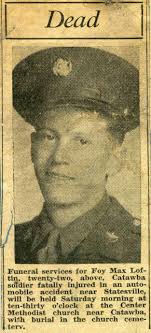 Foy Max Loftin, b. 1921