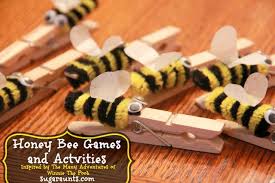 Honey Bee Games And Activities Inspired By The Many Adventures Of Winnie The Pooh The Ot Toolbox Bee Games Bee Themed Birthday Party Bee Themed Classroom
