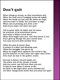 Don T Quit Dont Quit Poem Encouragement Quotes Work Motivational Quotes