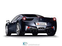 2009 ferrari f430 spider convertible spider. Akrapovic Sportauspuff Ferrari 458 Italia 458 Spider 2010 Slip On Line Titan Kep Shop De