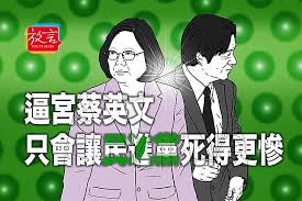 Image result for 四老逼宮 蔡英文選擊