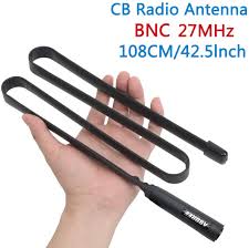 The coil is made of a thin wire entwined around the shaft of. Amazon Com Abbree Tactical Antenna 27mhz 42 5 Inch For Cb Handheld Portable Radio With Bnc Connector Compatible With Cobra Midland Uniden Anytone Cb Radio Gps Navigation