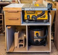 Mobile Tablesaw Stand For Dewalt Dw745 Part 2 Of 2 Workshop Re Model Episode 3 Rag N Bone Brown Table Saw Workbench Table Saw Diy Table Saw