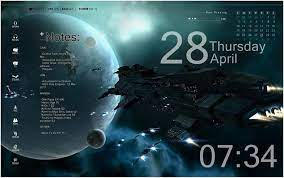 25 Best Robust Rainmeter Skins For Windows 10 8 1 7 Latest 2017 Space Theme Wallpaper Windows 10 Game Wallpaper Iphone