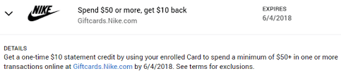 With apple card, we completely reinvented the credit card. Amex Offers Nike Promotion 10 Statement Credit W 50 Purchase Targeted