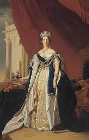 Painting Of H M Queen Victoria In Mantle Of The Order The Garter By Franz Xaver Winterhalter Queen Victoria Coronation Robes Queen Victoria Family