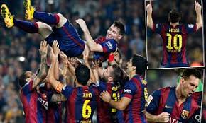 Barcelona 5 1 Sevilla Lionel Messi Breaks Telmo Zarras All