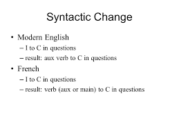 Syntactic and morphosyntactic typology and change. Ling001 Historical Linguistics Change In Time The Rate Of Change Varies But They Build Up Until The Mother Tongue Becomes Arbitrarily Distant Ppt Download