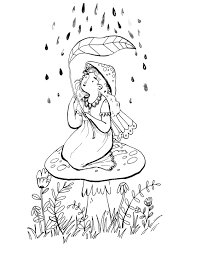 Download and print these rainy day free coloring pages for free. Free Coloring Page Rainy Day Fairy Taryn Knight Illustration