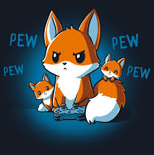 Button Masher Funny Cute Nerdy Shirts Cute Drawings Cute Animal Drawings Cute Fox