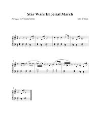 The piano solo sheet music. Star Wars Imperial March Very Easy Children Version By John Williams Digital Sheet Music For Download Print S0 588615 Sheet Music Plus