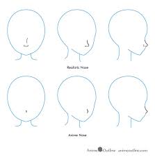 How To Draw Anime And Manga Noses - Animeoutline
