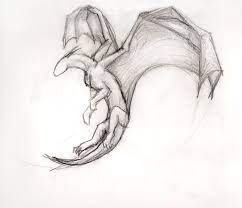 Draw a big oval in the chest area. I Wish Dragons Were Real Cool Dragon Drawings Dragon Sketch Simple Dragon Drawing