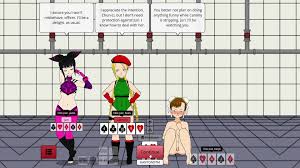 Strip Poker Night at the inventory Street Fighter but Juri is main char here